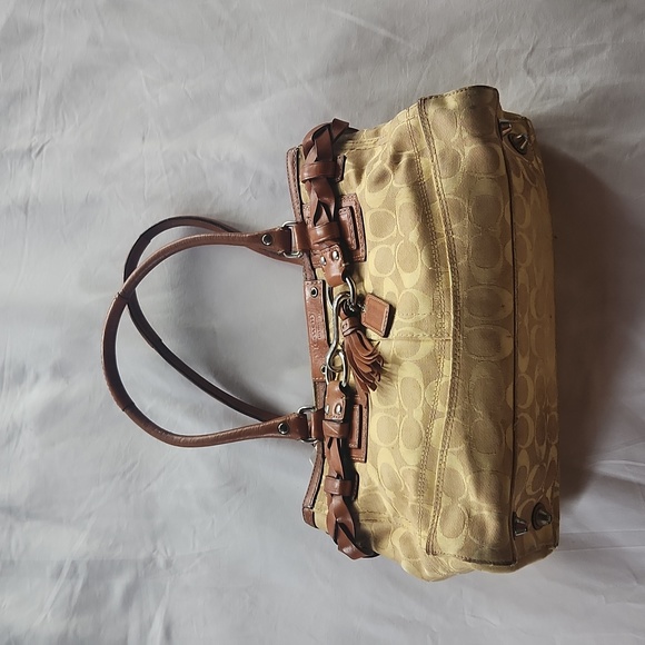 Coach Signature Hampton Handbag - Picture 2 of 10